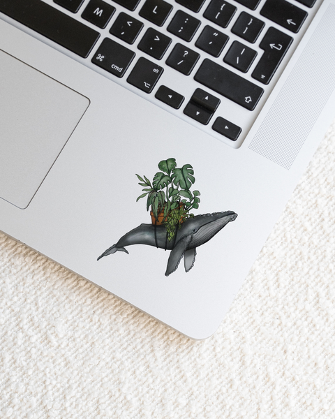 Plant Humpback Sticker