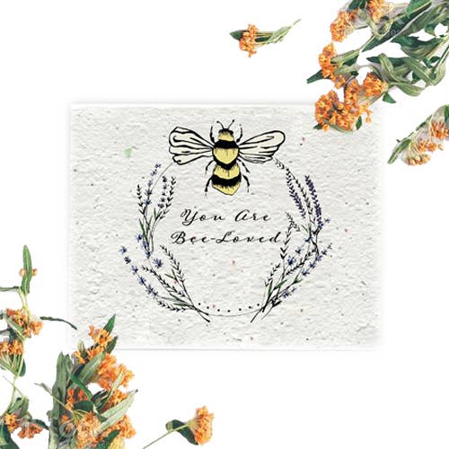 Bee-Loved Blooms - Seed Card