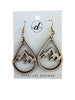 Wood Dangle Earrings