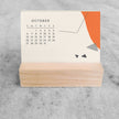 2025 Mini Desk Calendar, Abstract