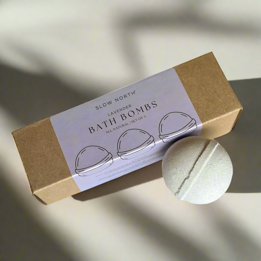 Lavender Natural Bath Bomb Set