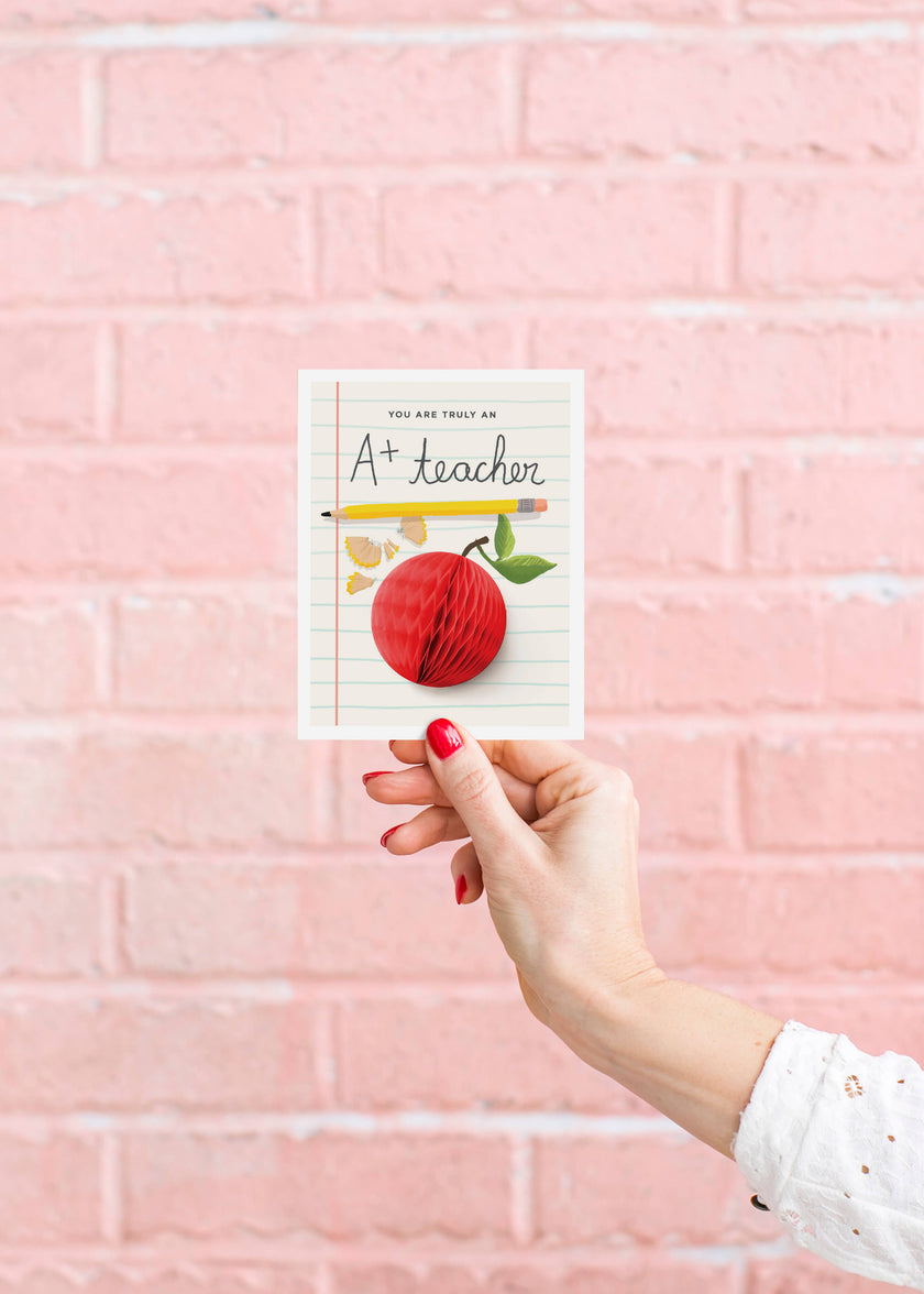 Pop-up Card - A+ Teacher