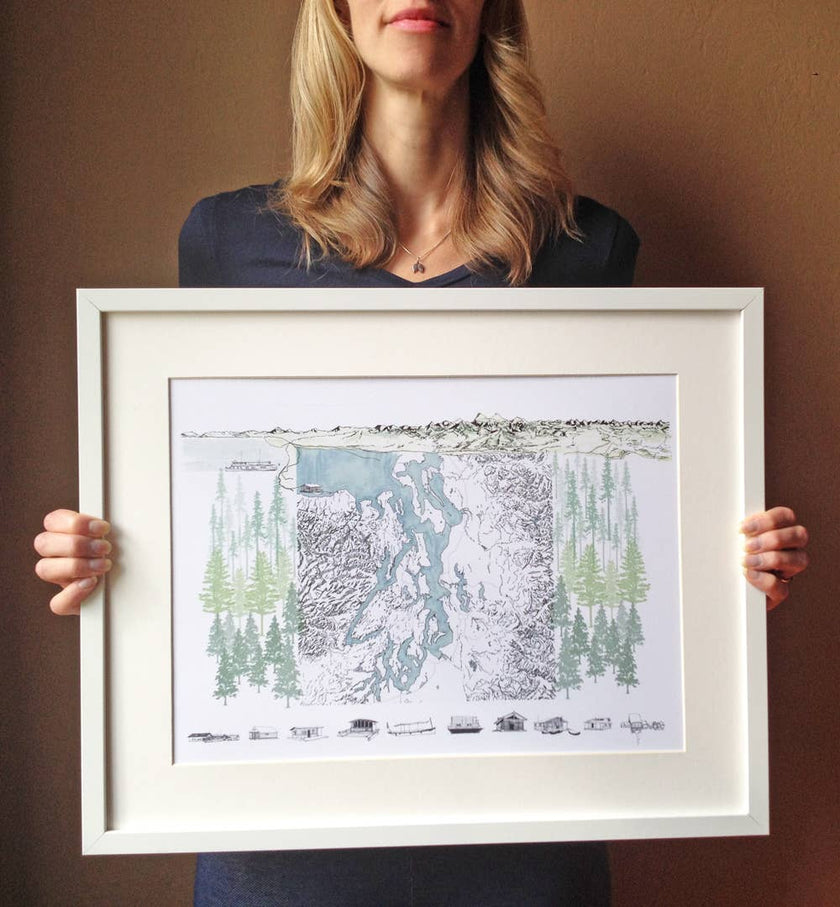 Puget Sound Life ART PRINT