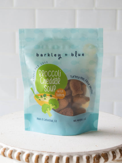 Broccoli Cheddar Soup Cat Treats