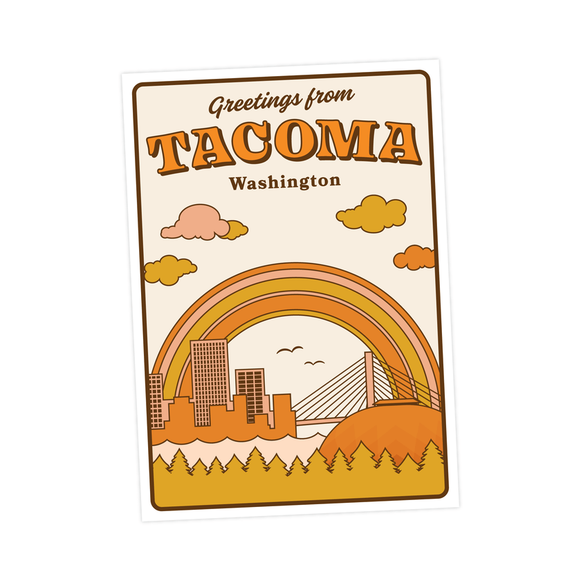 Greetings from Tacoma Postcard