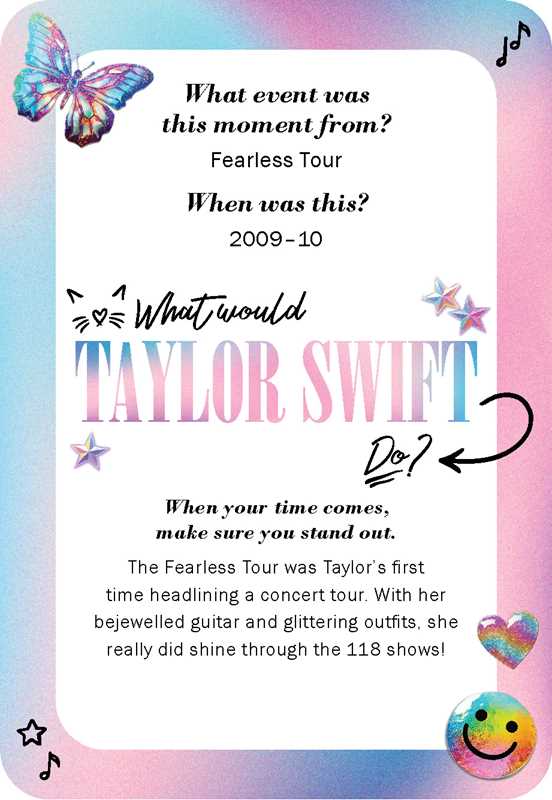 What Would Taylor Swift Do? Deck of Cards