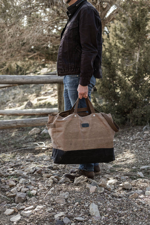 Neelum 40L Giant Tote - Waxed Canvas Bag