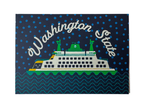 Washington State Ferry Postcard
