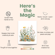 All-In-One Beginner Watercolor Kit - Wildflowers