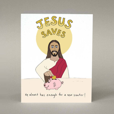 Jesus Saves Card