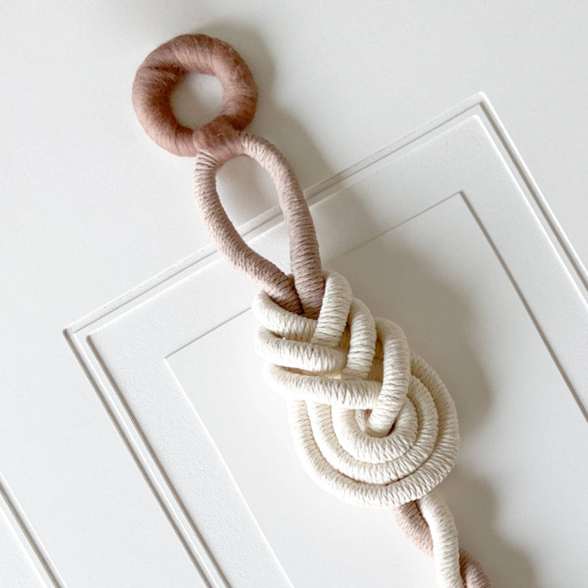 Pippa Knot Macramé Wrapped Wall Hanging