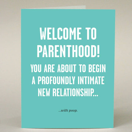 Parenthood With Poop Card