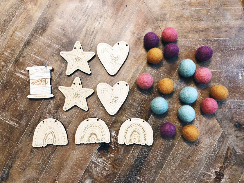 DIY Craft Kit - Rainbow Garland