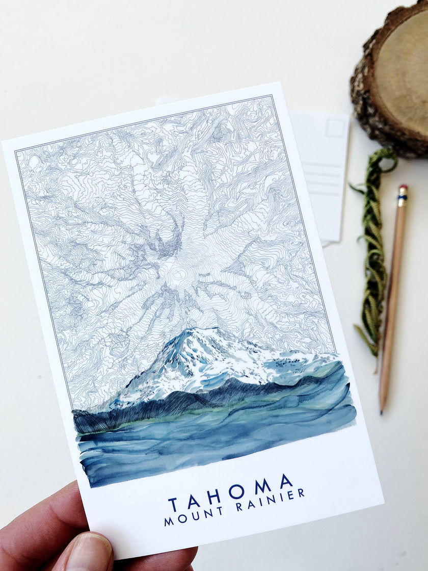 TAHOMA Mount Rainier WA Postcard