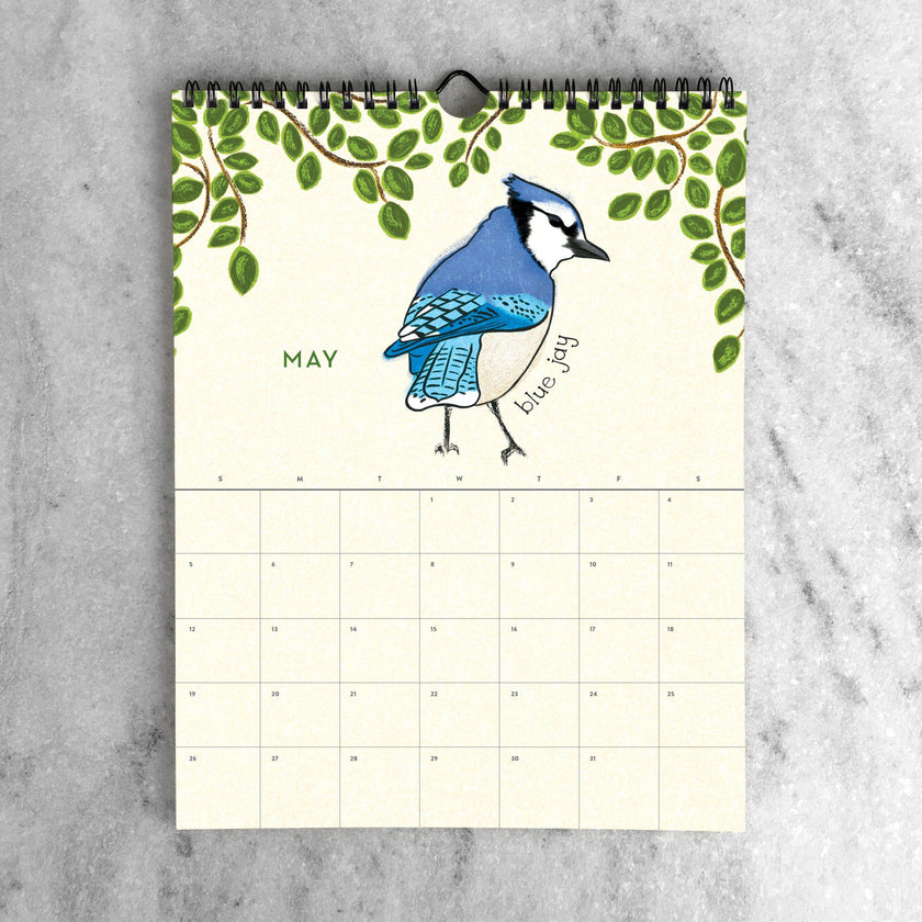 2025 Wall Calendar - Birds