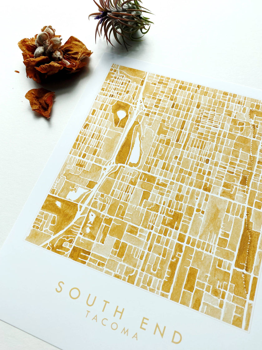 SOUTH END Tacoma ART PRINT