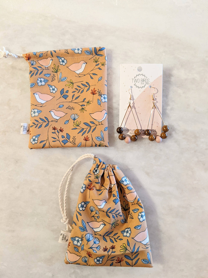 Reusable Jewelry Gift Bag - Small Cinch Bag