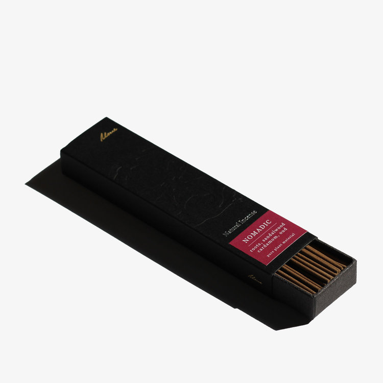 NOMADIC (ROOTS, SANDALWOOD, CARDAMOM, OUD) Natural Incense Sticks