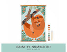 Sloth Family Paint-by-Number Kit for Kids