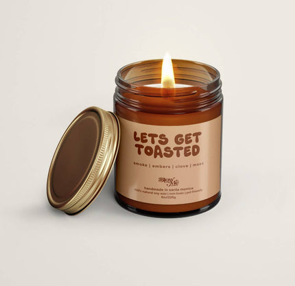 Let's Get Toasted Candle