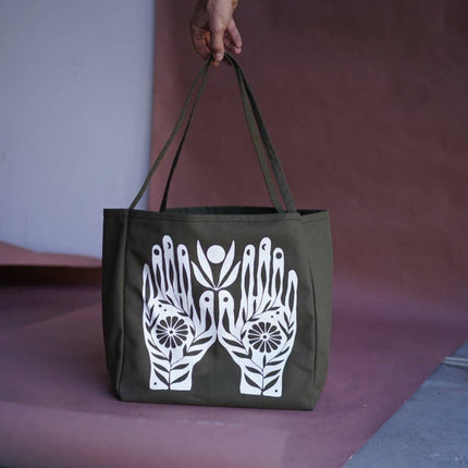 Growth In Your Hands Tote Bag