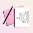 I Heard Proper Ladies Greeting Card