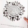 USA State Tree Rings + Thoreau Print