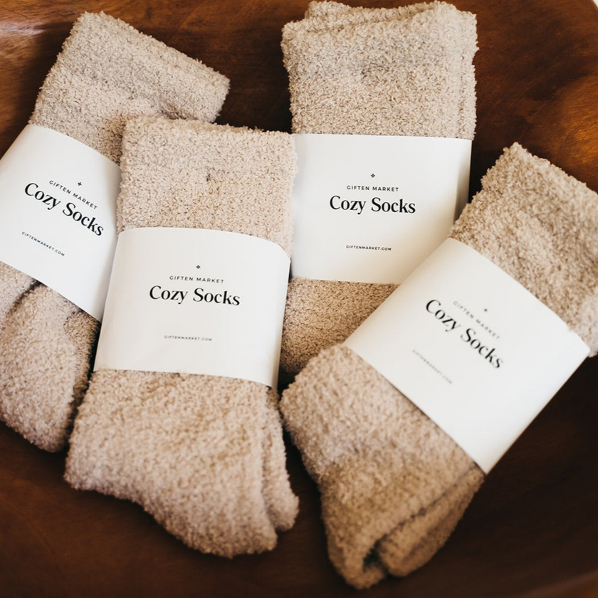Ivory Cozy Socks