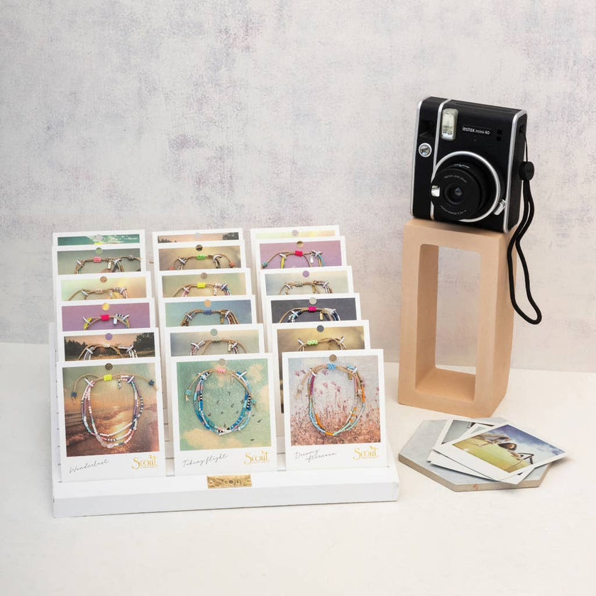 Joy/Dalmatian Jasper/Gold Bracelet