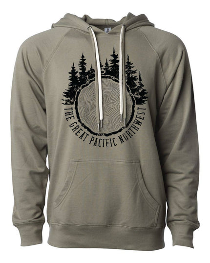 Tree Rings Double String Hoodie