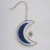 Moon Star Stained Glass Light Catcher
