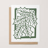 Holly Branch Holiday Card