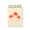 Mushroom Mini Jotter Notebook