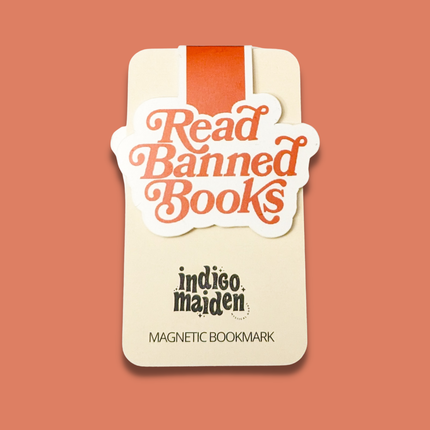 Read Banned Books Magnetic Bookmark