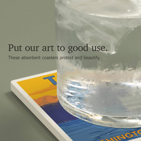 Tacoma Ceramic Coaster - image 4