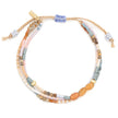 Inspiration/Red Aventurine/Gold Bracelet