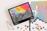 Rainbow Mountain: 1,000 Piece Jigsaw Puzzle (Advanced)