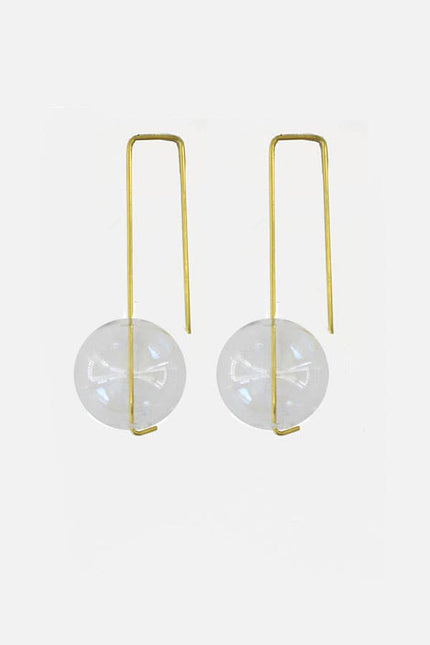 Air Bubbles Earrings - Clear