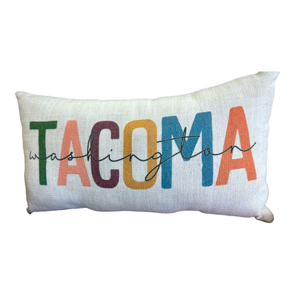 Tacoma, Washington Lumbar Pillow