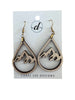 Wood Dangle Earrings