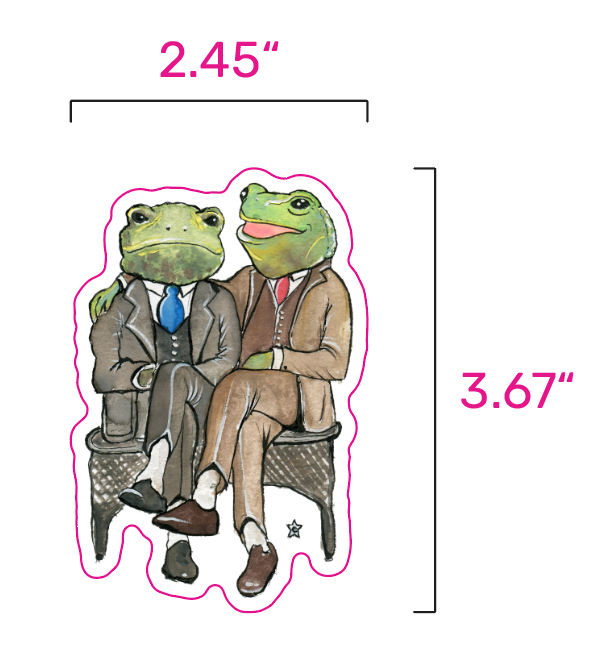 You're Ribbiting Sticker