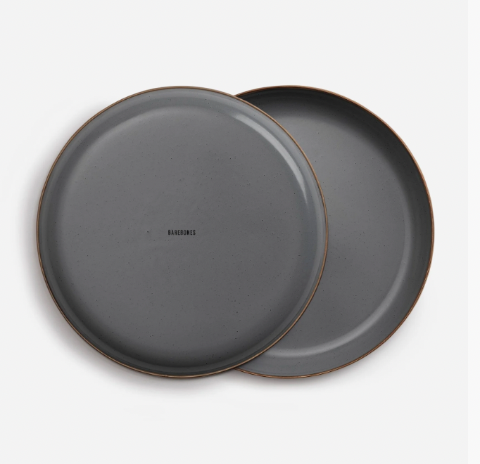 Enamel Deep Plate Set