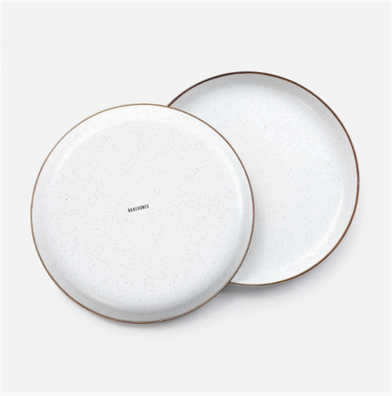 Enamel Deep Plate Set