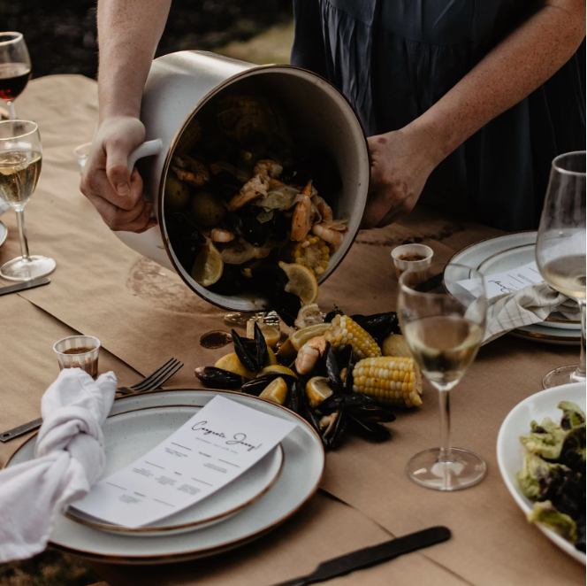 Enamel Deep Plate Set