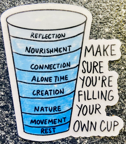 Fill Your Own Cup Sticker