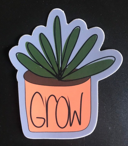 Grow Sticker