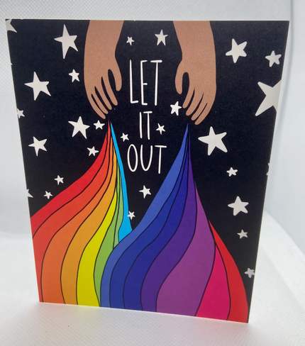 Let it out card