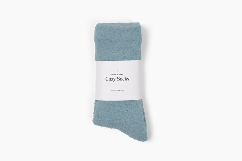 Blue Cozy Socks