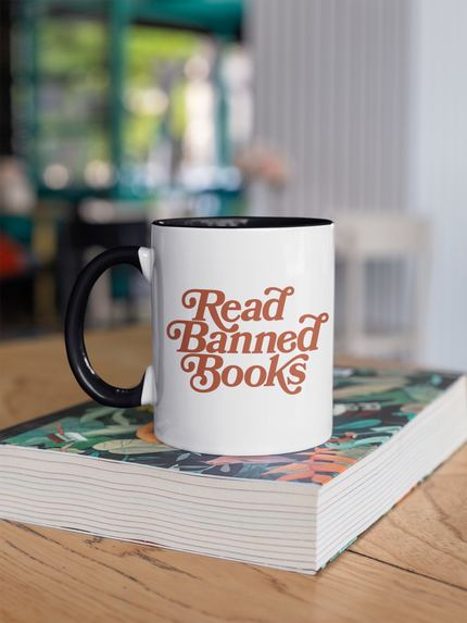 Read Banned Books Coffee Mug