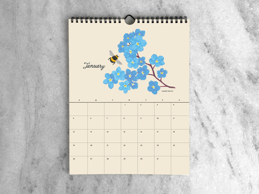 2025 Wall Calendar - Botanicals